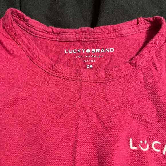 LUCKY BRAND Fuchsia Tee - Picture 3 of 4